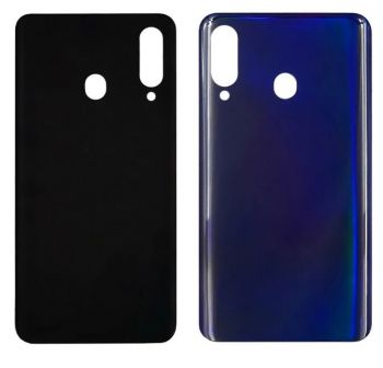 Задняя крышка корпуса Samsung A606 (SM-A606F, SM-A606F/DS) Galaxy A60 черная Оригинал
