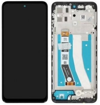Дисплей Motorola XT2235, XT2235-2 Moto G32 с сенсором (тачскрином) черный с рамкой Оригинал