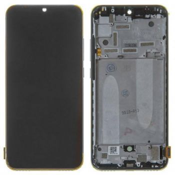 Дисплей Xiaomi Mi A3 M1906F9SH, M1906F9SI, Mi CC9e с сенсором (тачскрином) черный с рамкой OLED