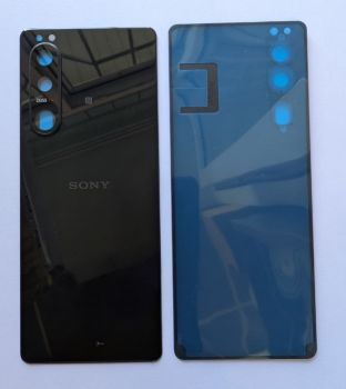 Задняя крышка корпуса Sony Xperia 5 III XQ-BQ52, XQ-BQ62 черная Оригинал