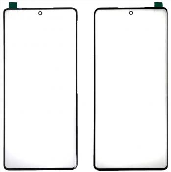 Стекло сенсорного экрана Motorola XT2407, XT2407-1 Edge 50 черное Оригинал
