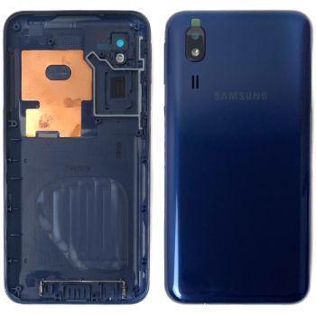 Задняя крышка корпуса Samsung A260 (SM-A260F, SM-A260F/DS) Galaxy A2 Core синяя Оригинал