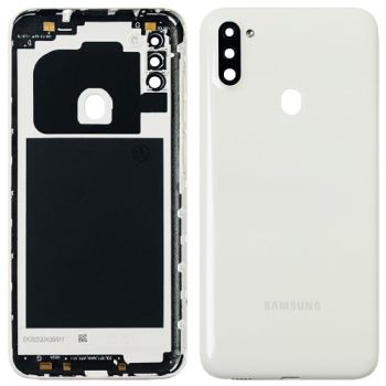Задняя крышка корпуса Samsung A115 (SM-A115F, SM-A115F/DS) Galaxy A11 белая Оригинал