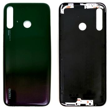 Задняя крышка корпуса Tecno Spark 4 KC2, KC8 фиолетовая