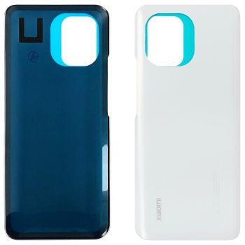 Задняя крышка корпуса Xiaomi Mi11 M2011K2G, M2011K2C белая