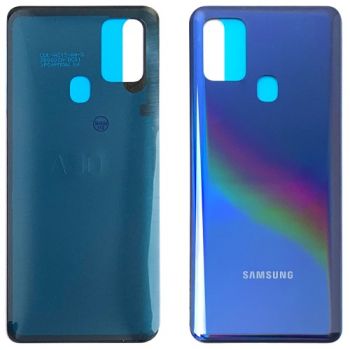 Задняя крышка корпуса Samsung A217 (SM-A217F, SM-A217F/DS) Galaxy A21s синяя Оригинал