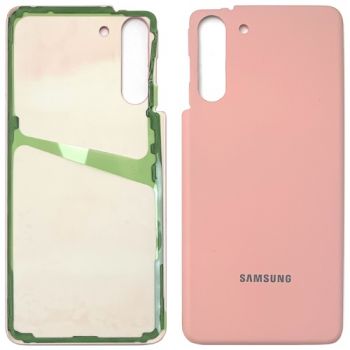 Задняя крышка корпуса Samsung G991 (SM-G991B, SM-G991B/DS) Galaxy S21 5G розовая Оригинал