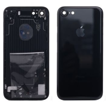 Задняя крышка корпус iPhone 7 черный глянцевый