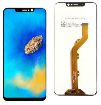 Дисплей Tecno Spark 3 Pro KB8 с сенсором (тачскрином) черный