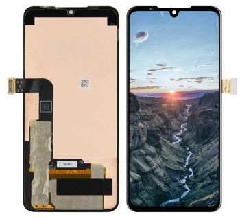 Дисплей LG G850, G850UM, LMG850EMW G8X ThinQ с сенсором (тачскрином) черный Оригинал