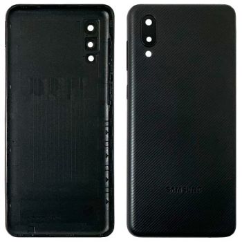 Задняя крышка корпуса Samsung A022 (SM-A022F, SM-A022F/DS) Galaxy A02 черная