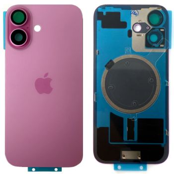 Задняя крышка корпуса Apple iPhone 16 A3287, A3081, A3286, A3288 розовая