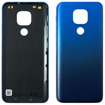 Задняя крышка корпуса Motorola XT2081, XT2081-1 E7 Plus синяя Оригинал