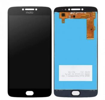 Дисплей (LCD) Motorola XT1770 Moto E4 Plus, XT1771, XT1775 с сенсором чёрный + рамка Оригинал