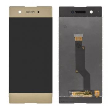 Дисплей (LCD) Sony G3112 Xperia XA1 Dual, G3116, G3121, G3125 с сенсором золотой Оригинал