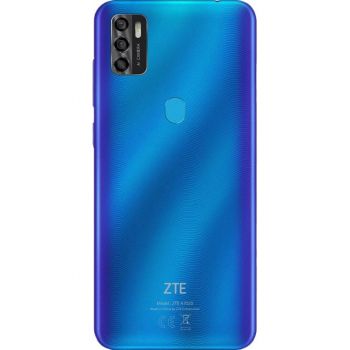 Задняя крышка корпуса ZTE Blade A7S 2020 синяя Оригинал