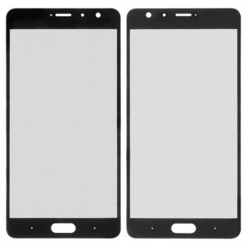 Стекло сенсорного экрана Meizu Pro 7 чёрное Оригинал