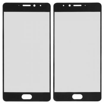 Стекло сенсорного экрана Meizu Pro 7 Plus черное Оригинал