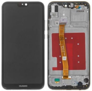Дисплей (LCD) Huawei P20 Lite Dual Sim (ANE-L21), Nova 3e с сенсором чёрный + рамка