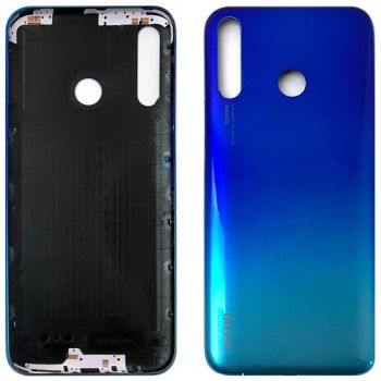 Задняя крышка корпуса Tecno Spark 4 KC2, KC8 синяя