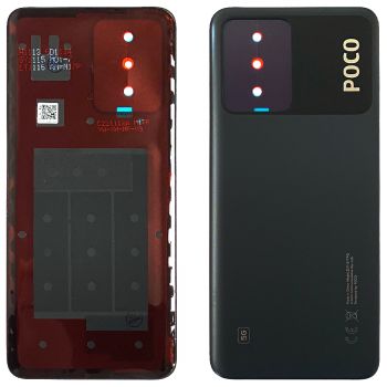 Задняя крышка корпуса Xiaomi Poco X5 5G 22111317PG, 22111317PI черная Оригинал