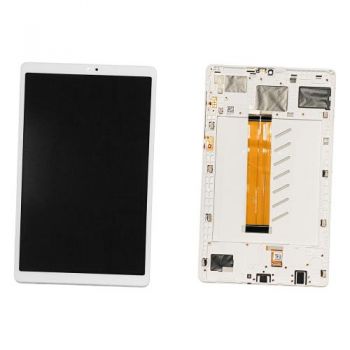 Дисплей Samsung T220 (SM-T220N) Galaxy Tab A7 Lite Wi-Fi с сенсором (тачскрином) белый с рамкой Оригинал