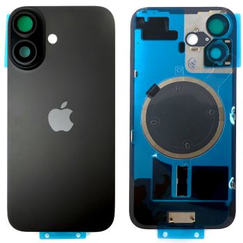 Задняя крышка корпуса Apple iPhone 16 A3287, A3081, A3286, A3288 черная