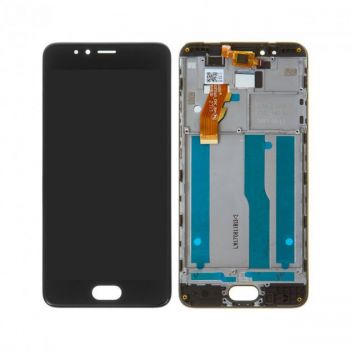Дисплей (LCD) Meizu M5s (M612), M5s mini с сенсором чёрный + рамка