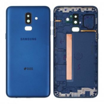 Задняя крышка Samsung J810F Galaxy J8 2018 синяя оригинал