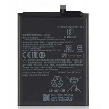 Аккумулятор (батарея) Xiaomi Mi10T M2007J3SY, Mi10T Pro M2007J3SG BM53 5000mAh Оригинал