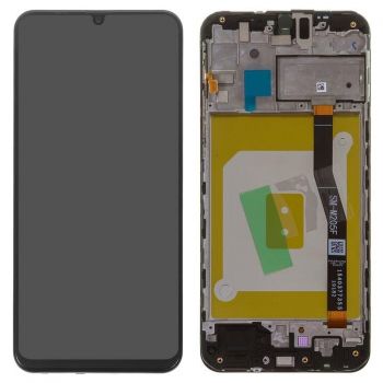 Дисплей Samsung M205 (SM-M205F, SM-M205F/DS) Galaxy M20 с сенсором (тачскрином) черный с рамкой