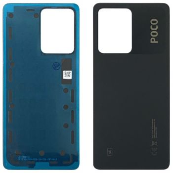 Задняя крышка корпуса Xiaomi Poco X5 Pro 22101320G, 22101320I черная Оригинал