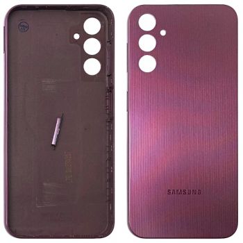 Задняя крышка корпуса Samsung A145 (SM-A145F, SM-A145F/DS) Galaxy A14 бордовая Оригинал