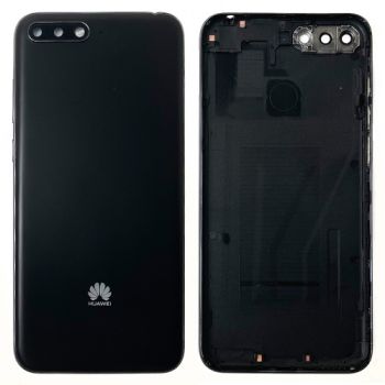 Задняя крышка корпуса Huawei Y7 Pro 2018 черная Оригинал