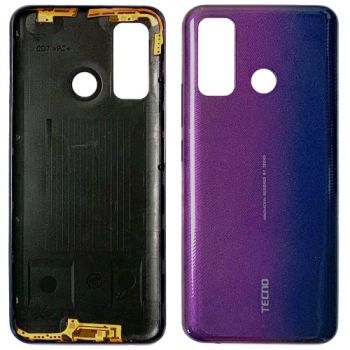 Задняя крышка корпуса Tecno Camon 15 CD7 фиолетовая Оригинал