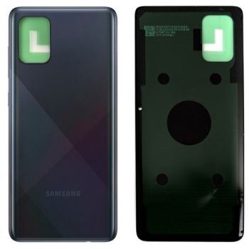 Задняя крышка корпуса Samsung A715 (SM-A715F, SM-A715F/DS) Galaxy A71 2020 черная Оригинал