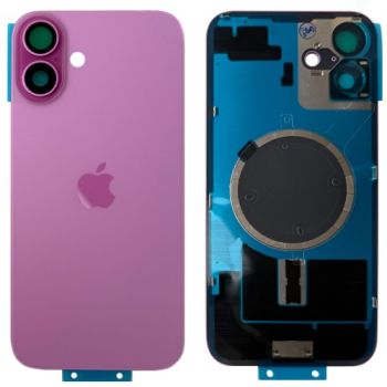 Задняя крышка корпуса Apple iPhone 16 Plus A3290, A3082, A3289, A3291 розовая