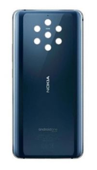 Задняя крышка корпуса Nokia 9 PureView Dual Sim TA-1094, TA-1087, TA-1082 синяя Оригинал