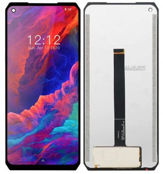 Дисплей Oukitel WP7 с сенсором (тачскрином) черный Оригинал