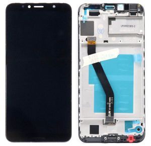 Дисплей Huawei Y6 2018 (ATU-L21, ATU-L22, ATU-LX3, ATU-L11) Y6 Prime 2018 (ATU-L31, ATU-L42) Honor 7C 5.7 AUM-L41 с сенсором и рамкой черный