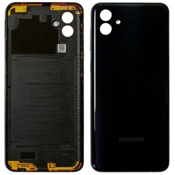 Задняя крышка корпуса Samsung A045 (SM-A045F, SM-A045F/DS) Galaxy A04 черная Оригинал