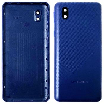 Задняя крышка корпуса Samsung A013 (SM-A013F/DS, SM-A013G/DS) Galaxy A01 Core синяя Оригинал