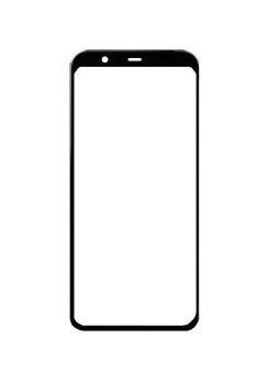 Стекло сенсорного экрана Google Pixel 4 XL G020P, G020 черное Оригинал