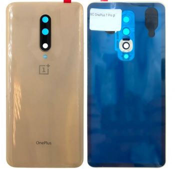 Задняя крышка корпуса OnePlus 7 Pro GM1911, GM1917, GM1920 золотая Оригинал