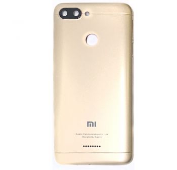 Задняя крышка корпуса Xiaomi Redmi 6 M1804C3DG, M1804C3DH золотая Оригинал