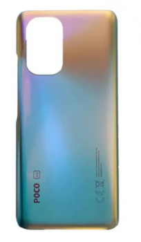 Задняя крышка корпуса Xiaomi Poco F3 M2012K11AG серебристая