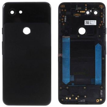 Задняя крышка корпуса Google Pixel 3a G020E, G020F, G020G, G020H черная Оригинал