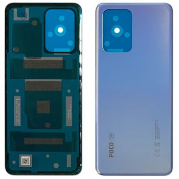 Задняя крышка корпуса Xiaomi Poco X4 GT 22041216G голубая Оригинал
