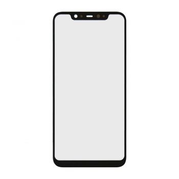 Стекло сенсорного экрана Xiaomi Mi8 черное Оригинал