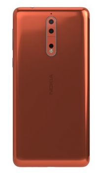 Задняя крышка корпуса Nokia 8 Dual SIM TA-1004, TA-1012, TA-1052 бронзовая Оригинал